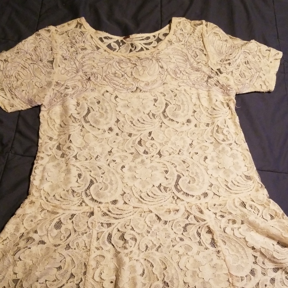 NWOT Free People Lacy Top